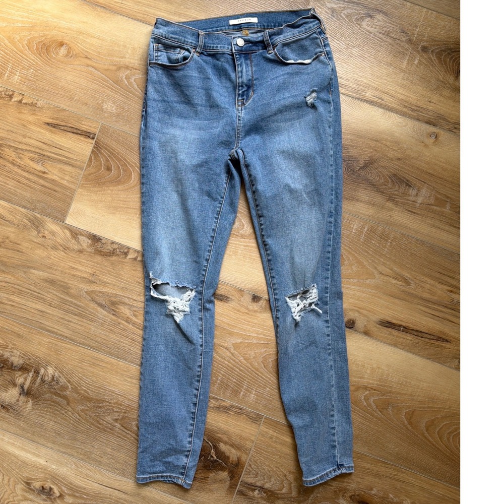 PacSun High Rise Jegging Medium Wash Distressed Jeans 27 860BT190157‎